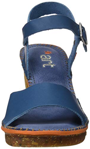 Art Amsterdam, Sandalias con Correa de Tobillo Mujer, Azul (Jeans), 39 EU