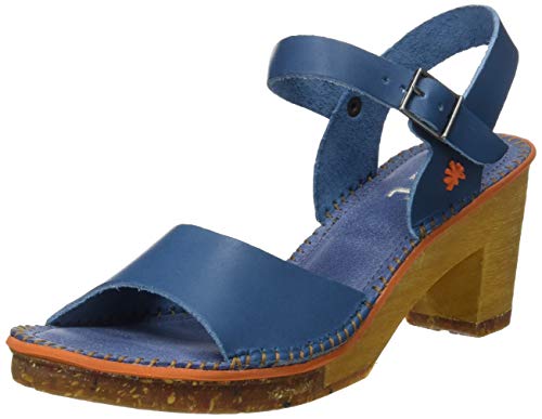 Art Amsterdam, Sandalias con Correa de Tobillo Mujer, Azul (Jeans), 39 EU
