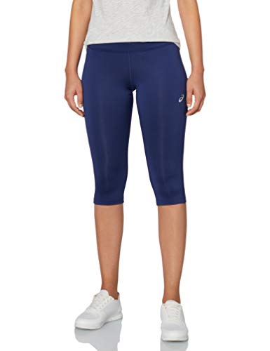 ASICS 2012A036 Mallas de Correr hasta la Rodilla para Mujer, Azul Índigo, XS