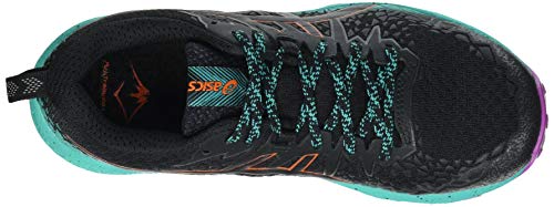 Asics Fujitrabuco Lyte, Trail Running Shoe Mujer, Black/Baltic Jewel, 40 EU