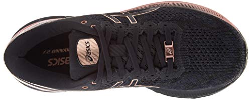 Asics Gel-Kayano 27 Platinum, Road Running Shoe Mujer, Black/Rose Gold, 38 EU