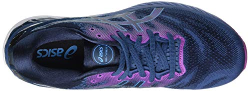 Asics Gel-Nimbus 23, Road Running Shoe Mujer, Grand Shark/Digital Aqua, 40 EU