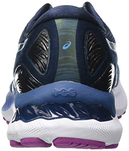 Asics Gel-Nimbus 23, Road Running Shoe Mujer, Grand Shark/Digital Aqua, 40 EU