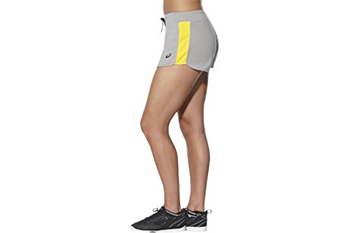 ASICS Knit Short Pantalones Cortos Deportivos, Gris (Grey 141137-0714), XS para Mujer