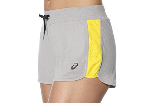 ASICS Knit Short Pantalones Cortos Deportivos, Gris (Grey 141137-0714), XS para Mujer