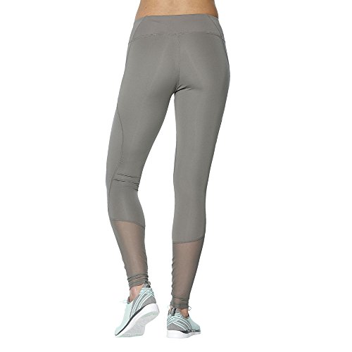 ASICS Panel Mallas, Mujer, Gris (Shark), XS
