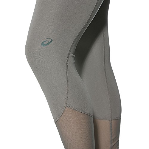 ASICS Panel Mallas, Mujer, Gris (Shark), XS