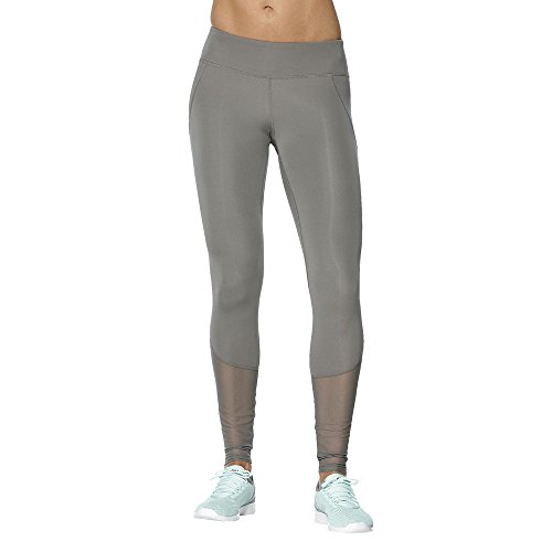ASICS Panel Mallas, Mujer, Gris (Shark), XS