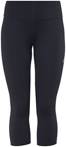 ASICS Spiral Mallas 3/4, Mujer, Negro (Performance Black), L
