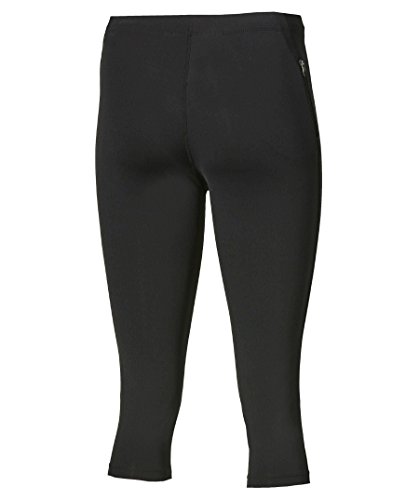 ASICS Stripe - Mallas de Running para Mujer de 3/4, Mujer, Stripe, Performance Black/Camelion Rose, Extra-Small