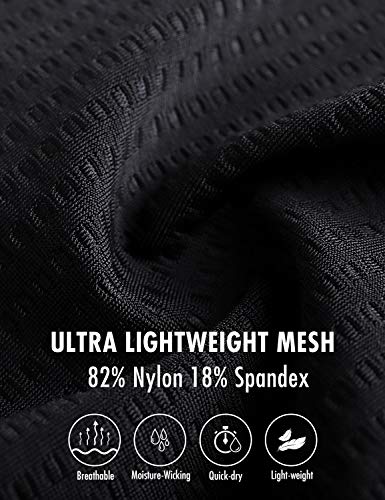 BALEAF Pantalones cortos de ciclismo para mujer, 3D, acolchado, para bicicleta, ropa interior, de montaña, de silicona, color negro L