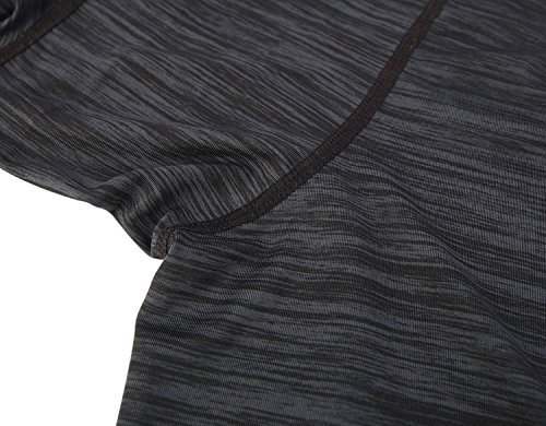 Barrageon Pantalones Largos Tight de Comprensión para Hombre Mallas Largas de Deportivos Baselayer Secado Rápido para Ejercicio Gimnasio Entrenamiento Cruzado Correr Baloncesto Jogging-2XL