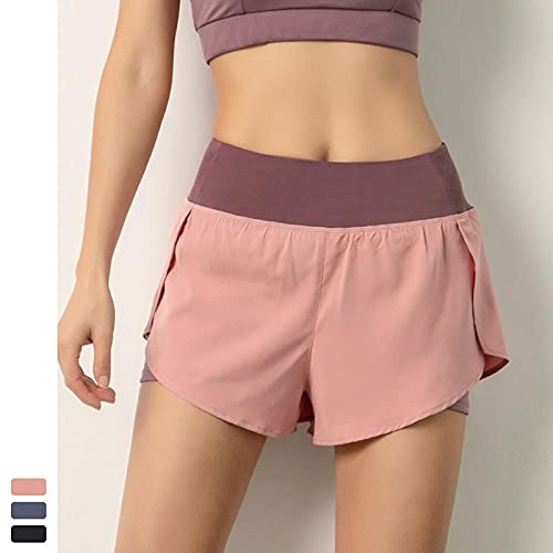 bayrick Celebridad de Internet Mismo Estilo,Pantalones Calientes de Verano Pantalones Cortos de Yoga Anti-Carrera Casual Secado rápido Fitness Pantalones-4_Metro