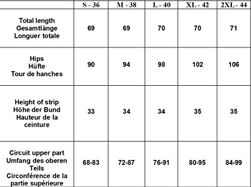 BeLady Leggins Premamá 3/4 Capri Embarazo Ropa Opaco Algodón Todas Las Tallas Muchos Patrones S M L XL 2XL 3XL 4XL 5XL 6XL (Klaudia, S)