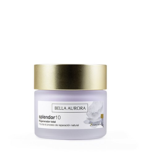 Bella Aurora Crema de Noche Mujer 50+ Años, 50 ml | Anti-Arrugas | Anti-Edad | Anti-Manchas | Tratamiento Facial Hidratante para Mujer | Pieles Maduras | Splendor 10