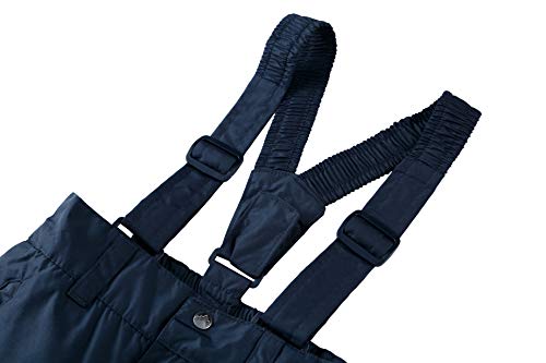 BenBoy Pantalones de Esquí para Niños Montaña Pantalones de Nieve Impermeables Invierno Deportes Niñas Niños Pantalones Trekking Escalada,KZ2216-Darkblue-164