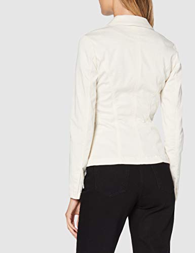 Benetton Giacca Abrigo, Blanco (Snow White 674), 40 (Talla del Fabricante: 44) para Mujer