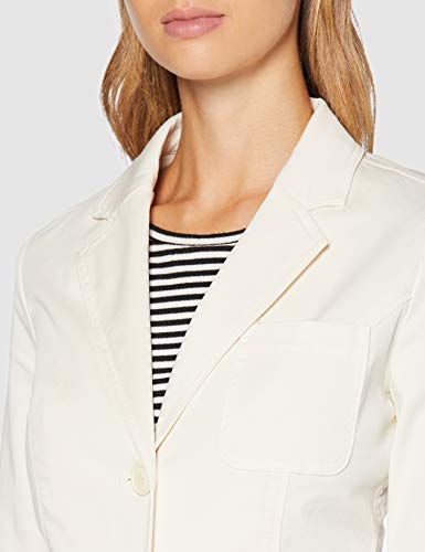 Benetton Giacca Abrigo, Blanco (Snow White 674), 44 (Talla del Fabricante: 48) para Mujer