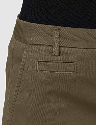 Benetton Pantalones, Verde (Verde Militar 95a), 38 (Talla del Fabricante: 42) para Mujer