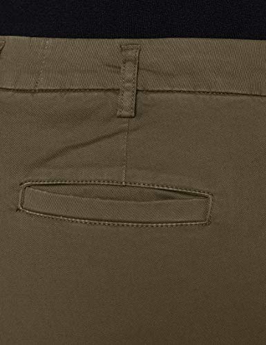 Benetton Pantalones, Verde (Verde Militar 95a), 38 (Talla del Fabricante: 42) para Mujer