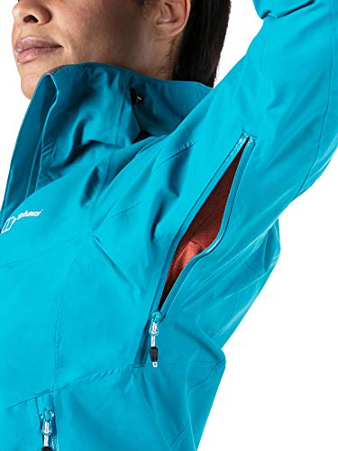 Berghaus Ridgemaster Gore Tex - Chaqueta Impermeable para Mujer, Mujer, Color Blue (Tahitian Tide), tamaño L (14)