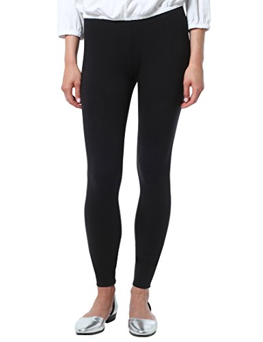 Berydale Leggings largos de mujer, mate, 100 DEN, Negro, 46 (Talla del fabricante: 2XL)