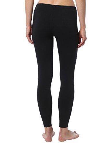 Berydale Leggings largos de mujer, mate, 100 DEN, Negro, 46 (Talla del fabricante: 2XL)