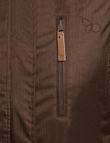 Berydale Parka para mujer con capucha y lazos para los pulgares, Marrón, 44 (Talla del fabricante: XXL)