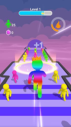 Big Runner Beat Up 3D - Bridge Shoe Race Giant Blob Fighting