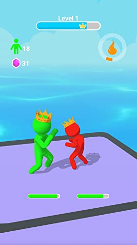 Big Runner Beat Up 3D - Bridge Shoe Race Giant Blob Fighting