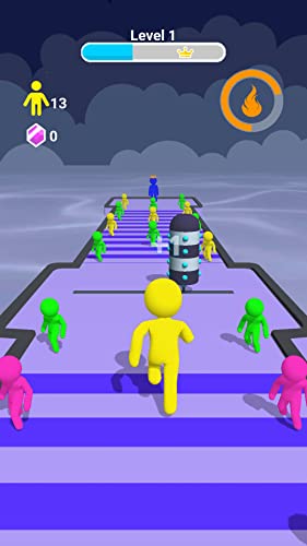 Big Runner Beat Up 3D - Bridge Shoe Race Giant Blob Fighting