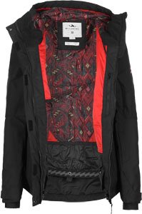 Billabong Akira Plain - Chaqueta de esquí para mujer, color negro, talla XL