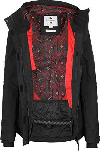 Billabong Akira Plain - Chaqueta de esquí para mujer, color negro, talla XL