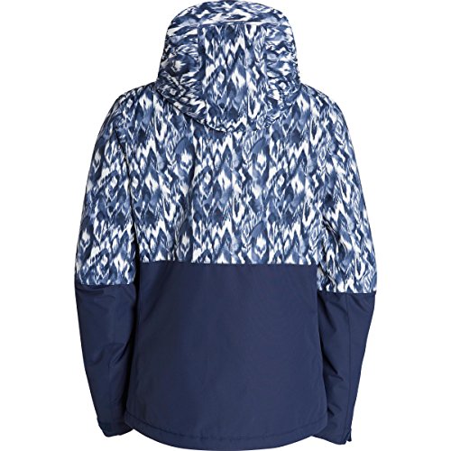 Billabong Junior's Akira Printed Snow Jacket, Peacoat, S