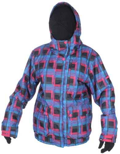 BILLABONG Pure - Cazadora de esquí para Mujer Flash Plaid Talla:X-Small