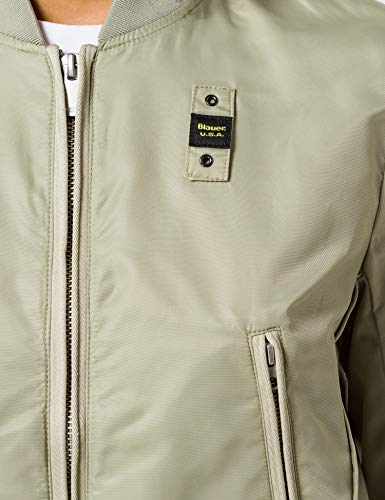 Blauer GIUBBINI Corti FODERATO Chaqueta, 900 Gris Musgo, L para Mujer