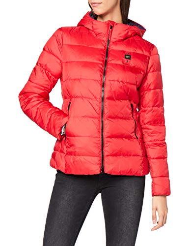 Blauer Giubbini Corti Imbottito Ovatta Chaqueta Deportiva, Rojo (Peperoncino 551), X-Large para Mujer