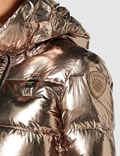 Blauer Giubbini Corti Imbottito Piuma Chaqueta Deportiva, Plateado (Platino 060), Large para Mujer