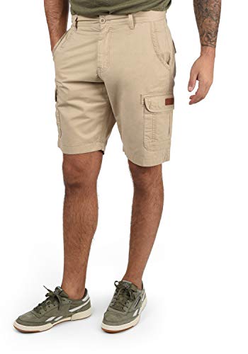 BLEND - Pantalones cortos cargo Crixus para hombre Chalk Stone (70032) XL