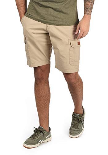 BLEND - Pantalones cortos cargo Crixus para hombre Chalk Stone (70032) XL