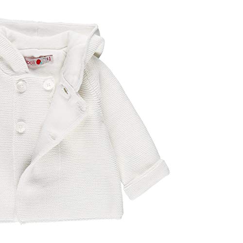 boboli - Chaqueta Tricotosa Bebé | con Capucha, Talla de 3 Meses | Chaqueta Entretiempo, 100% Algodón | Chaqueta Niña | Chaqueta Invierno | Unisex | Color Gris