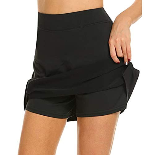 BOLANQ Falda Ligera para Mujer Active Performance Skort para Correr Tenis Golf Deporte