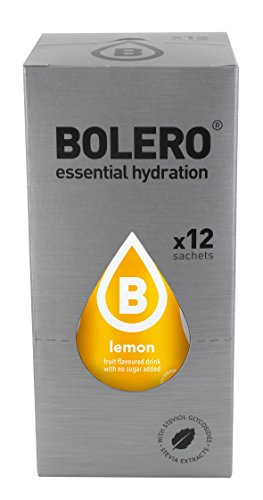 Bolero Bebida Instantánea sin Azúcar, Sabor Limón - Paquete de 12 x 9 gr - Total: 108 gr