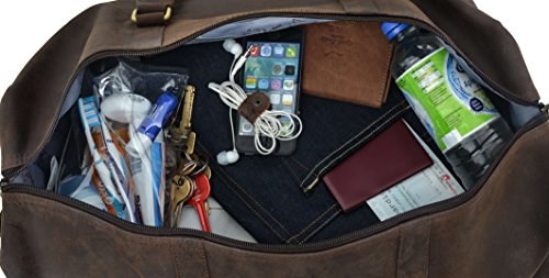 Bolso de Viaje Gusti - Ruben 36 litros Equipaje de Mano Bolsa de Viaje Maleta marrón Oscuro