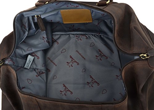 Bolso de Viaje Gusti - Ruben 36 litros Equipaje de Mano Bolsa de Viaje Maleta marrón Oscuro