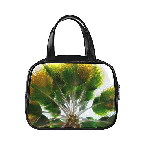 Bolsos de mano Mujer Árbol Palma Colombia colombiana Bolsos de moda para mujer Mujer Bolso de senderismo Pu Puño superior de cuero Satchel Cute Woman Bags