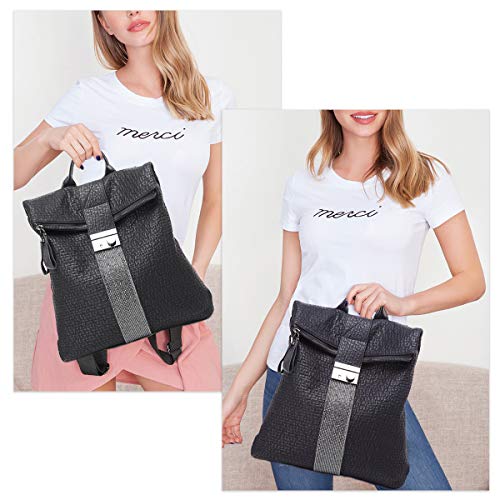 Bolsos Mochila Mujer Antirrobo Bolso de Hombro, JOSEKO Mochila de PU Cuero Piel Mochilas Casual Bolsa Bandoleraer Bolsa de Mensajero