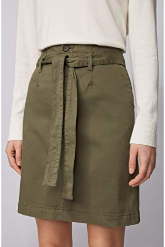 BOSS Briella-d Falda, Beige (Dark Beige 252), Talla Única (Talla del Fabricante: 40) para Mujer