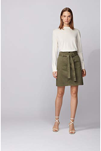 BOSS Briella-d Falda, Beige (Dark Beige 252), Talla Única (Talla del Fabricante: 40) para Mujer