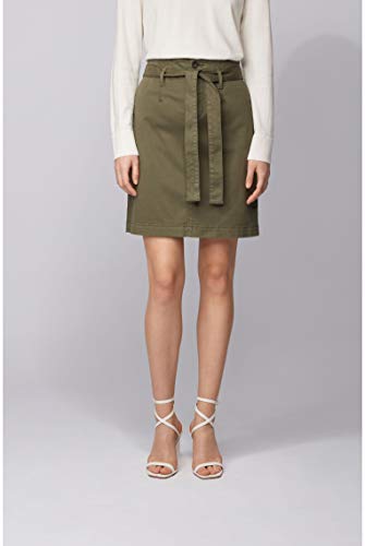 BOSS Briella-d Falda, Beige (Dark Beige 252), Talla Única (Talla del Fabricante: 40) para Mujer